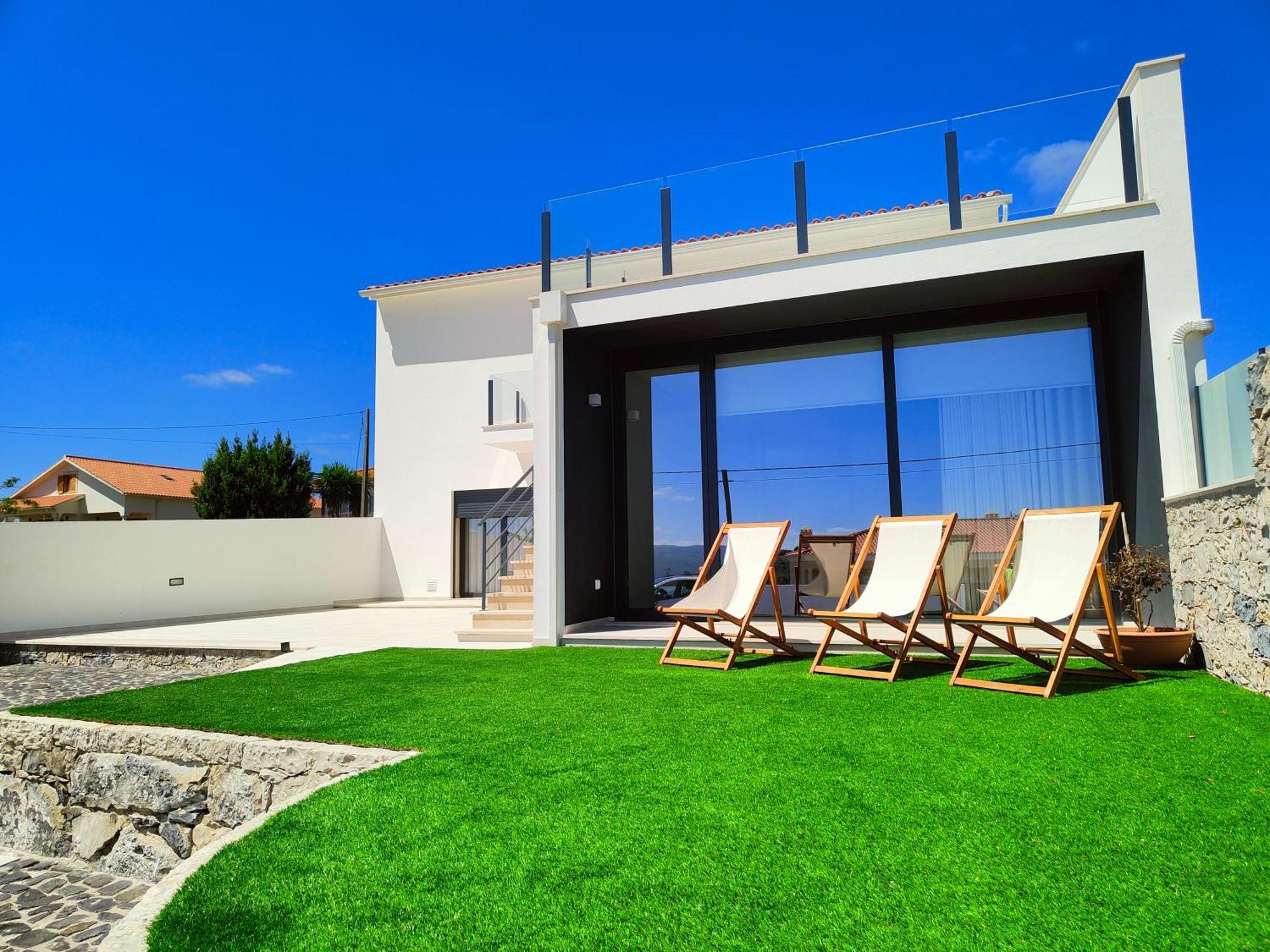 Casa De Lazer Da Cha Villa Alqueidao da Serra Exterior photo